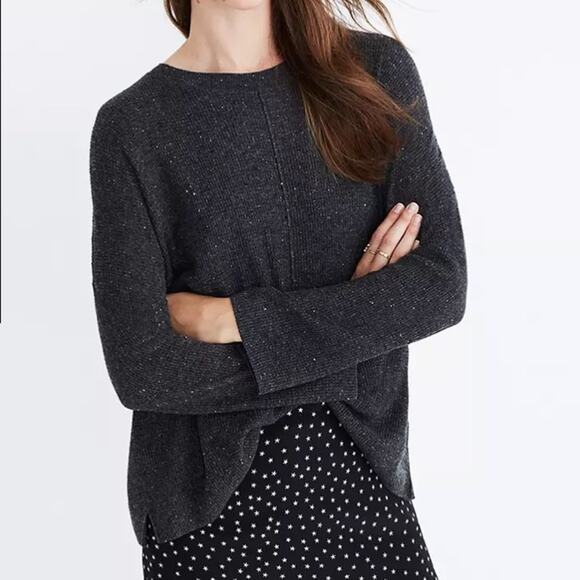 Madewell Sweaters - Madewell Donegal Northroad Gray Long Sleeve Pullover Sweater Size Extra Small
